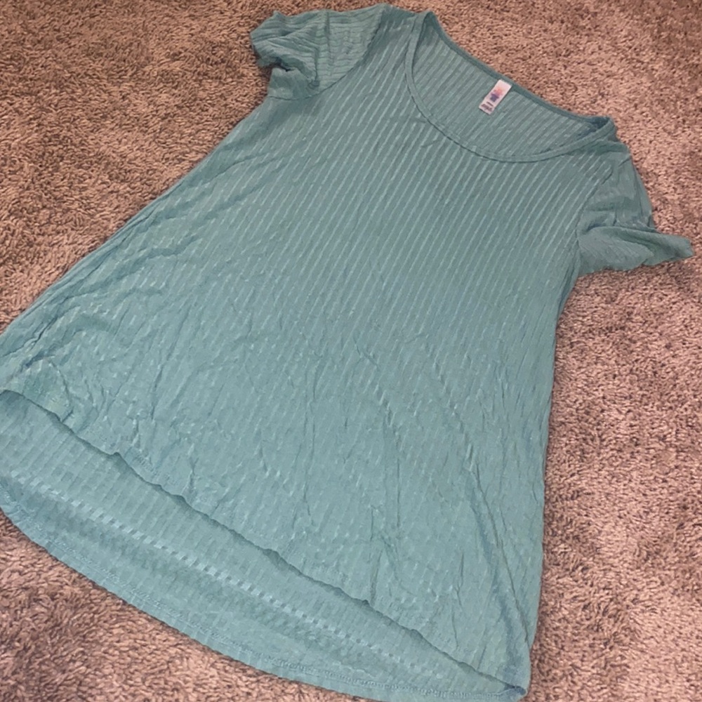 LuLaRoe seafoam green tunic top
